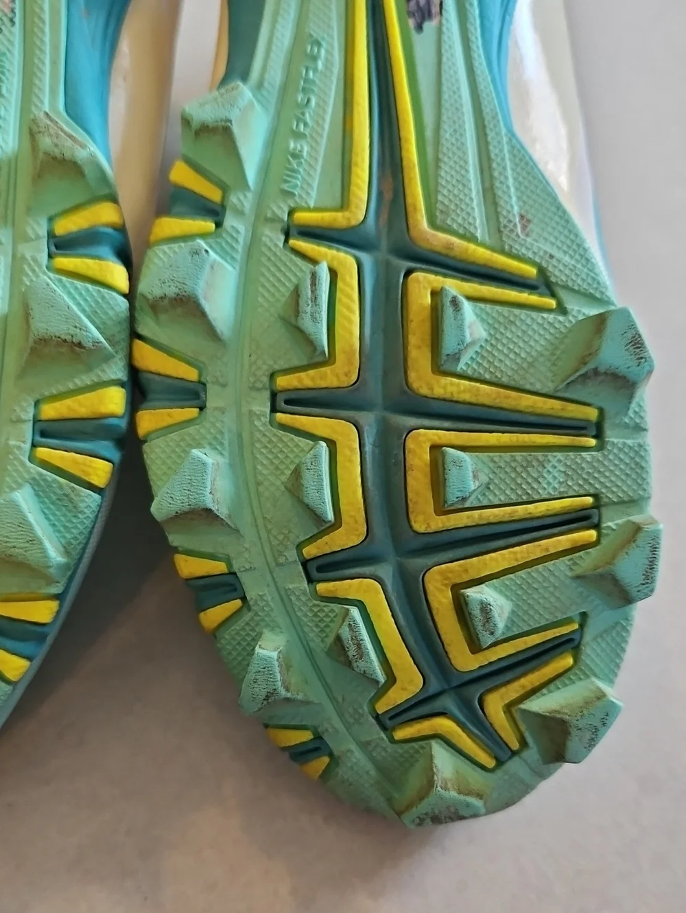 Nike Teal And White Softball Cleats